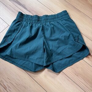 Athleta Green Athletic Shorts Lightweight Elastic Waist XS